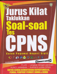 Image of Jurus Kilat Taklukkan Soal-Soal Tes CPNS (Calon Pegawai Negeri Sipil)