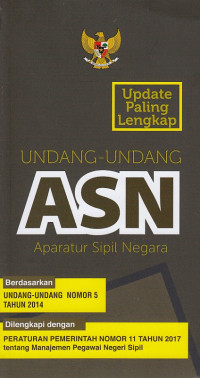 Image of Undang-Undang Aparatur Sipil Negara (ASN): Update Paling Lengkap