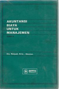 Image of Akuntansi Biaya untuk Manajemen: Edisi 4