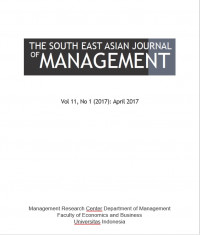 Image of The South East Asian Journal of Management : Vol 11, No 1 April 2017