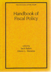 Handbook of Fiscal Policy