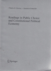 Image of Readings in Public Choice and Constitutional Political Economy