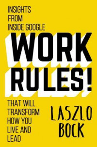 Image of Work Rules!: Insights From Inside Google That Will Transform How You Live And Lead
